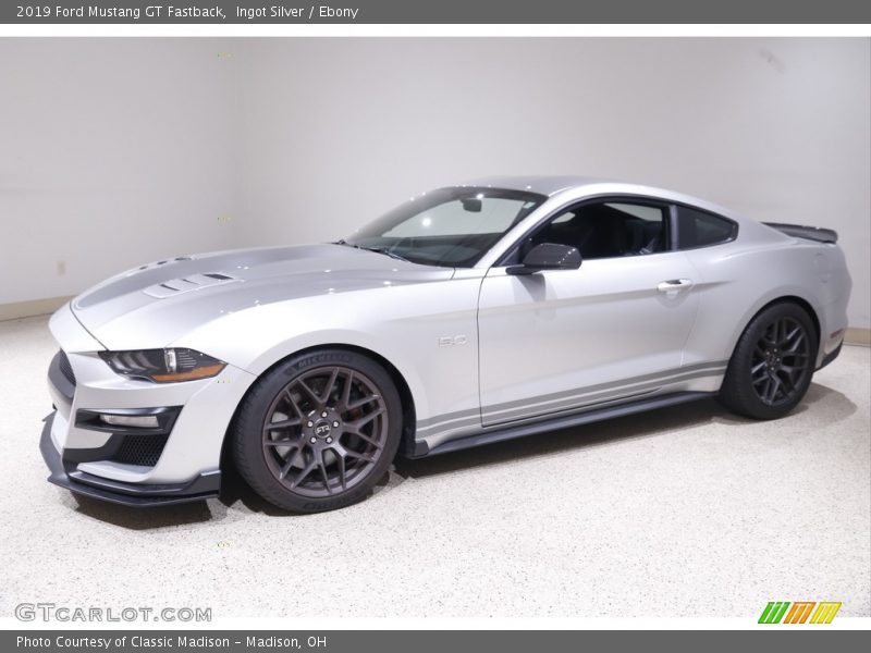 Ingot Silver / Ebony 2019 Ford Mustang GT Fastback