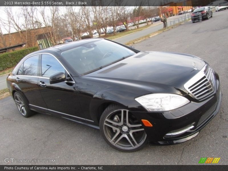 Black / Black 2013 Mercedes-Benz S 550 Sedan