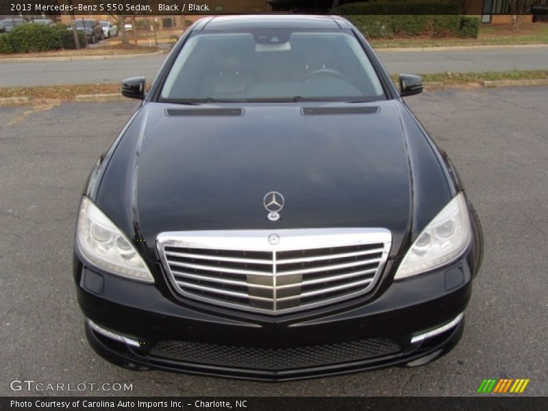 Black / Black 2013 Mercedes-Benz S 550 Sedan