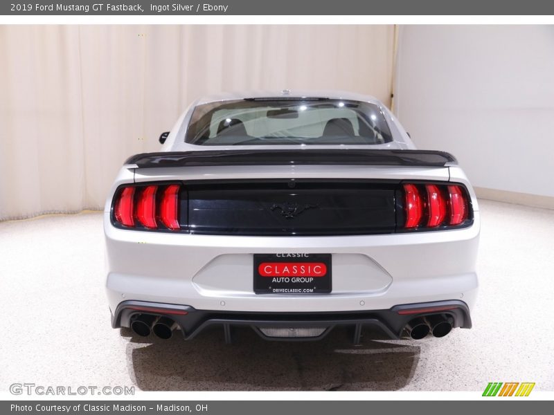 Ingot Silver / Ebony 2019 Ford Mustang GT Fastback