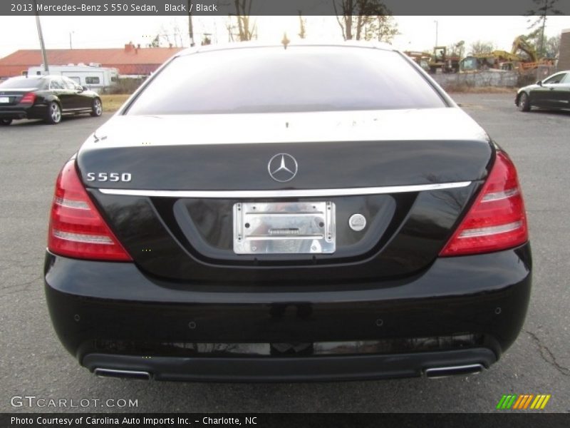 Black / Black 2013 Mercedes-Benz S 550 Sedan