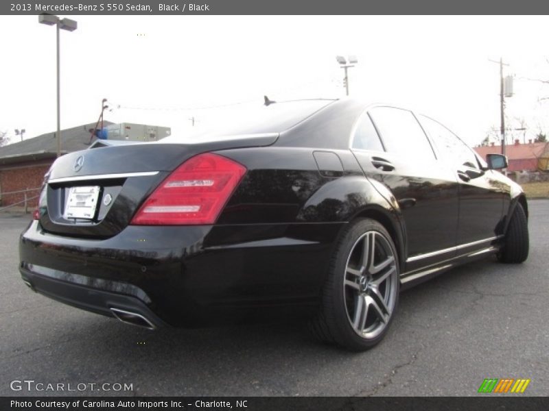 Black / Black 2013 Mercedes-Benz S 550 Sedan