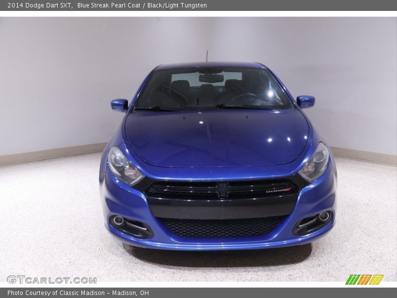 Blue Streak Pearl Coat / Black/Light Tungsten 2014 Dodge Dart SXT