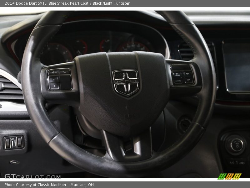 Blue Streak Pearl Coat / Black/Light Tungsten 2014 Dodge Dart SXT