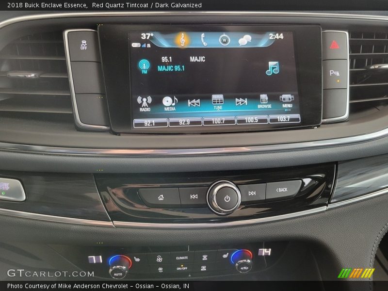 Controls of 2018 Enclave Essence