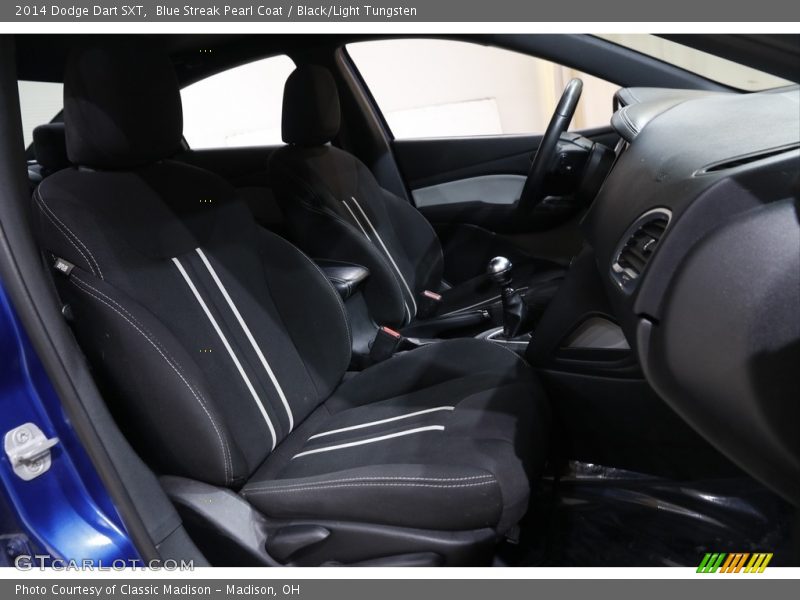 Blue Streak Pearl Coat / Black/Light Tungsten 2014 Dodge Dart SXT