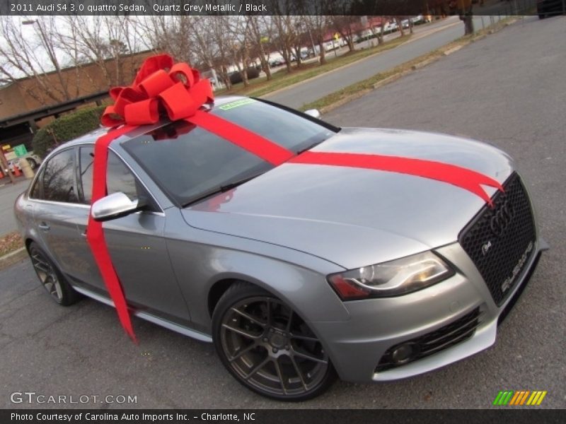 Quartz Grey Metallic / Black 2011 Audi S4 3.0 quattro Sedan