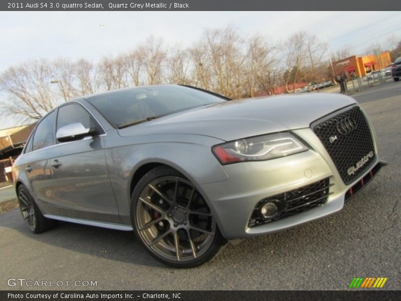 Quartz Grey Metallic / Black 2011 Audi S4 3.0 quattro Sedan