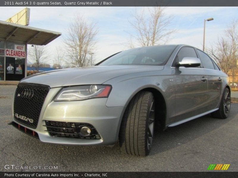 Quartz Grey Metallic / Black 2011 Audi S4 3.0 quattro Sedan