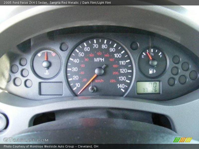 Sangria Red Metallic / Dark Flint/Light Flint 2005 Ford Focus ZX4 S Sedan