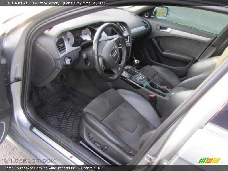 Quartz Grey Metallic / Black 2011 Audi S4 3.0 quattro Sedan