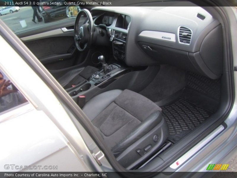 Quartz Grey Metallic / Black 2011 Audi S4 3.0 quattro Sedan