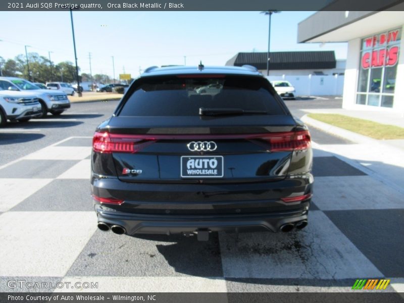Orca Black Metallic / Black 2021 Audi SQ8 Prestige quattro