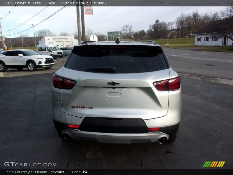 Silver Ice Metallic / Jet Black 2022 Chevrolet Blazer LT AWD
