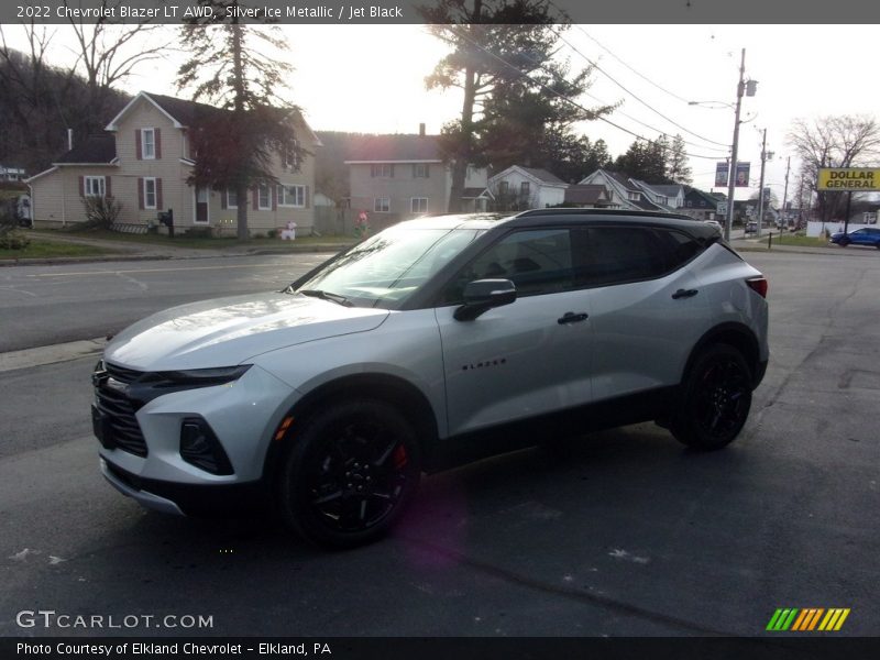 Silver Ice Metallic / Jet Black 2022 Chevrolet Blazer LT AWD