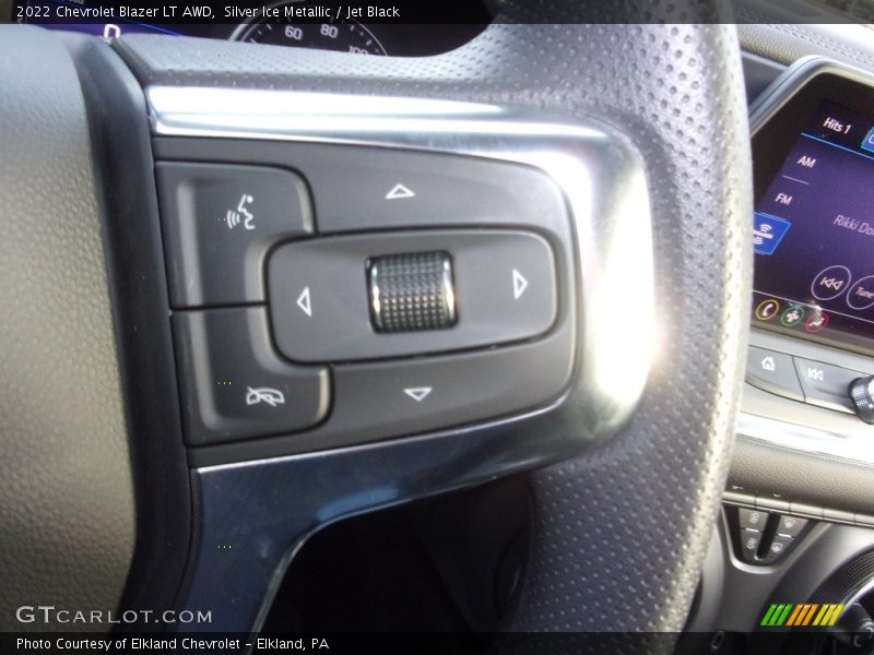 Silver Ice Metallic / Jet Black 2022 Chevrolet Blazer LT AWD