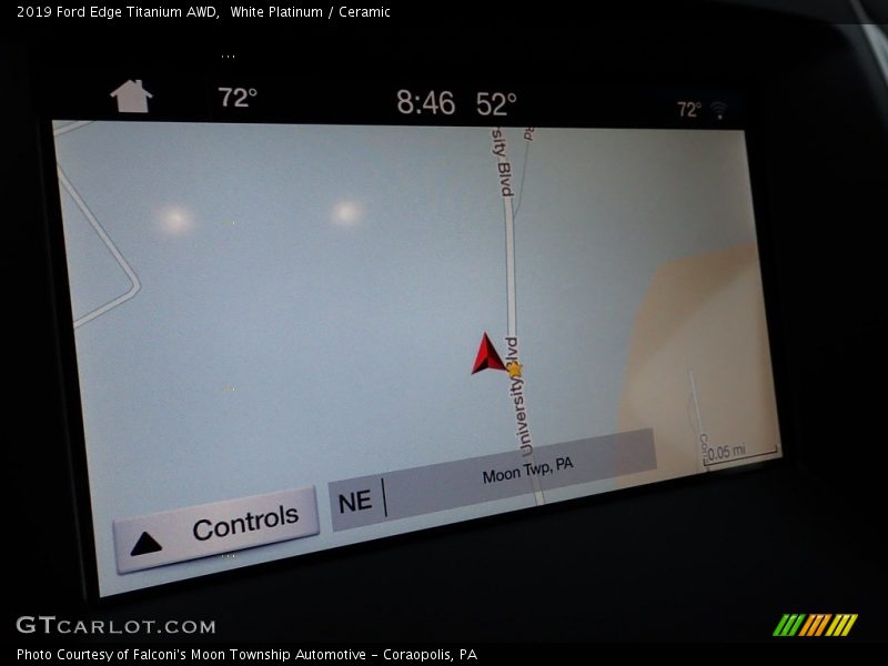 White Platinum / Ceramic 2019 Ford Edge Titanium AWD