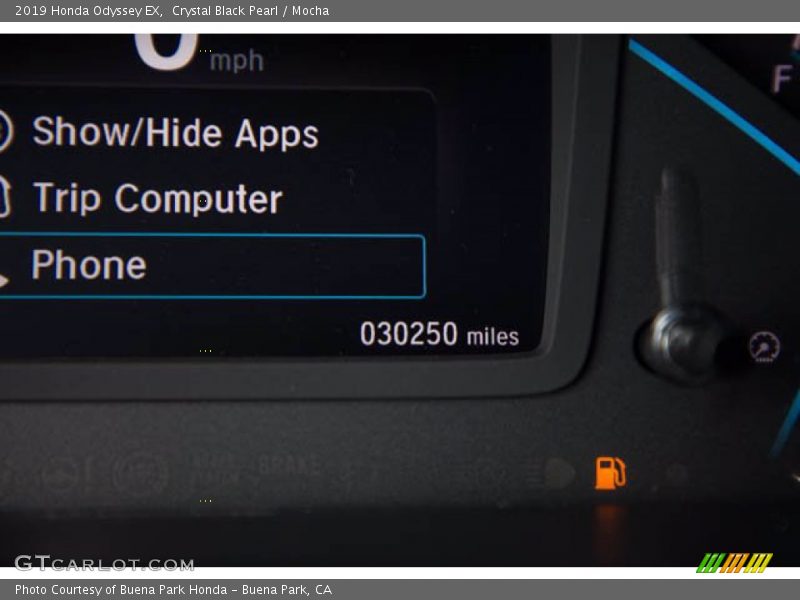 Crystal Black Pearl / Mocha 2019 Honda Odyssey EX