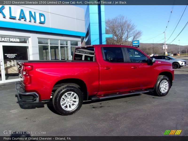 Cherry Red Tintcoat / Jet Black 2022 Chevrolet Silverado 1500 Limited LT Crew Cab 4x4