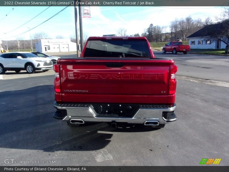 Cherry Red Tintcoat / Jet Black 2022 Chevrolet Silverado 1500 Limited LT Crew Cab 4x4