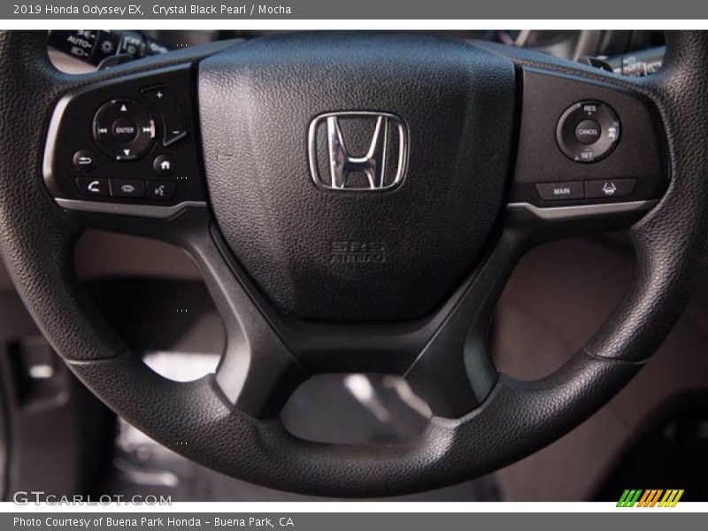 Crystal Black Pearl / Mocha 2019 Honda Odyssey EX