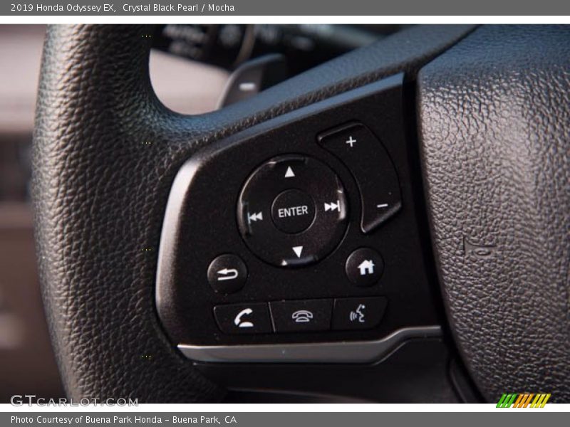 Crystal Black Pearl / Mocha 2019 Honda Odyssey EX