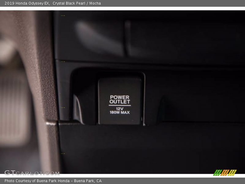 Crystal Black Pearl / Mocha 2019 Honda Odyssey EX