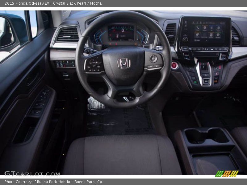 Crystal Black Pearl / Mocha 2019 Honda Odyssey EX