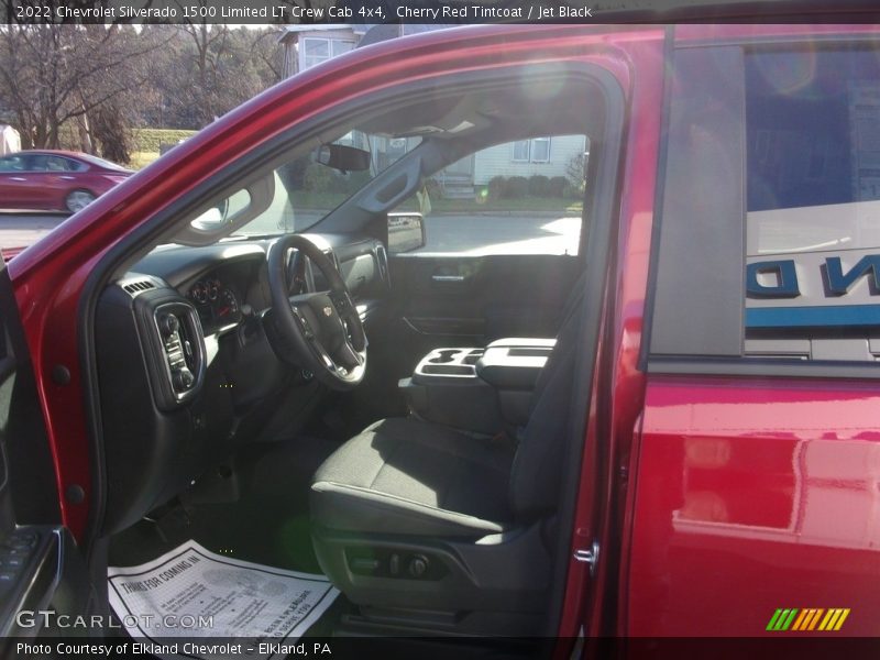 Cherry Red Tintcoat / Jet Black 2022 Chevrolet Silverado 1500 Limited LT Crew Cab 4x4