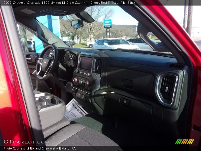 Cherry Red Tintcoat / Jet Black 2022 Chevrolet Silverado 1500 Limited LT Crew Cab 4x4