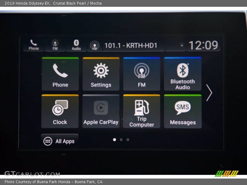 Crystal Black Pearl / Mocha 2019 Honda Odyssey EX