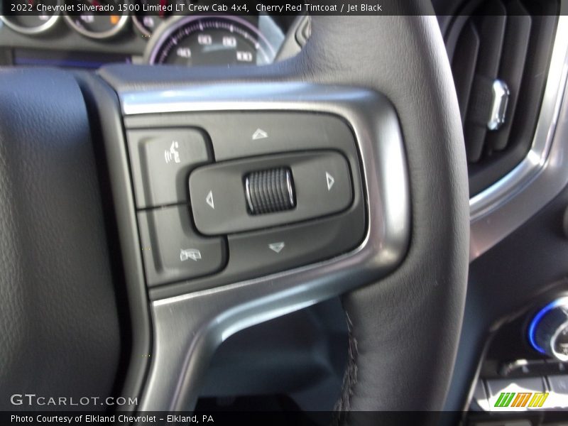 Cherry Red Tintcoat / Jet Black 2022 Chevrolet Silverado 1500 Limited LT Crew Cab 4x4