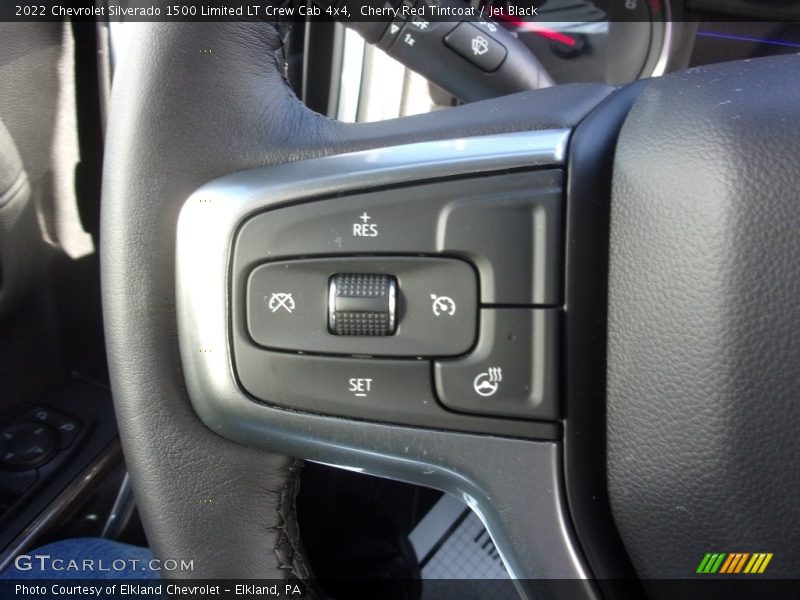 Cherry Red Tintcoat / Jet Black 2022 Chevrolet Silverado 1500 Limited LT Crew Cab 4x4