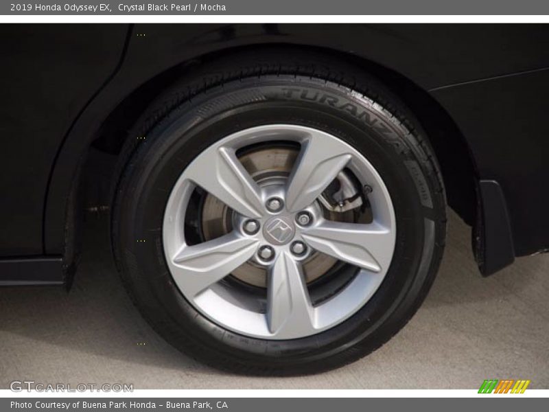 Crystal Black Pearl / Mocha 2019 Honda Odyssey EX