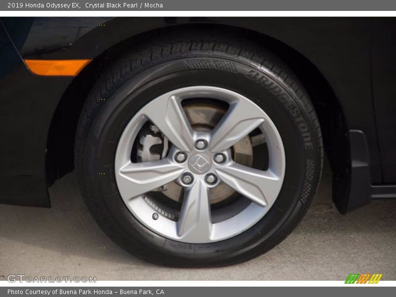 Crystal Black Pearl / Mocha 2019 Honda Odyssey EX