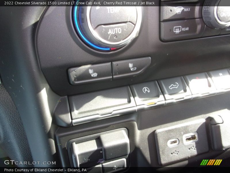 Cherry Red Tintcoat / Jet Black 2022 Chevrolet Silverado 1500 Limited LT Crew Cab 4x4