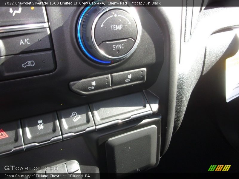 Cherry Red Tintcoat / Jet Black 2022 Chevrolet Silverado 1500 Limited LT Crew Cab 4x4