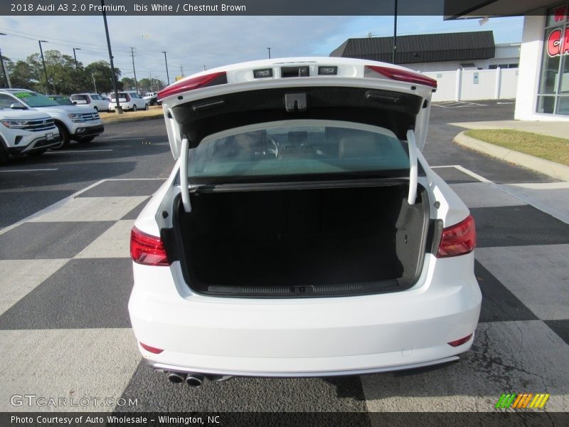 Ibis White / Chestnut Brown 2018 Audi A3 2.0 Premium