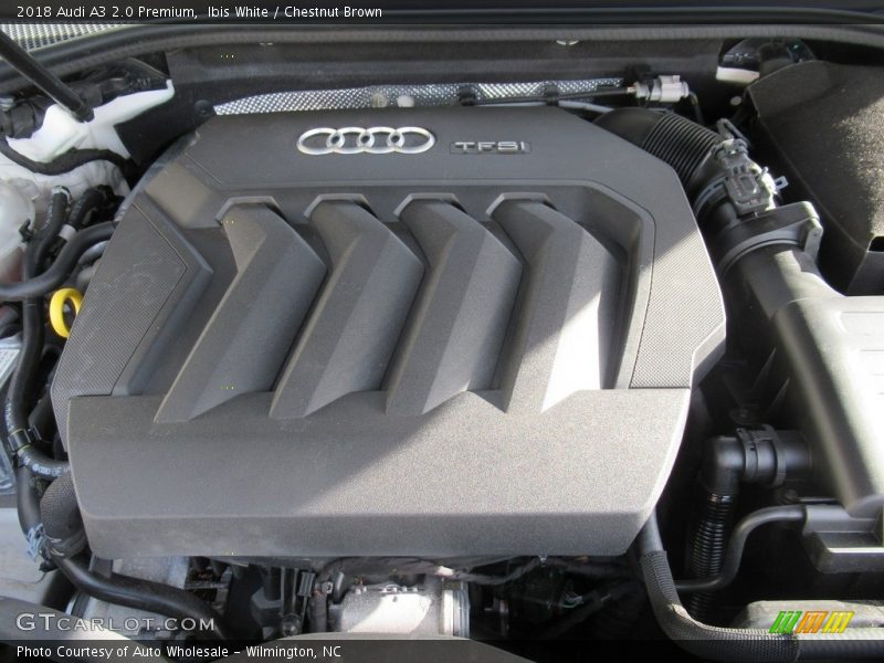 Ibis White / Chestnut Brown 2018 Audi A3 2.0 Premium
