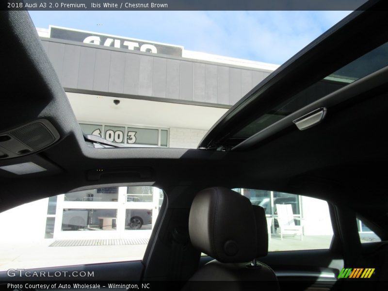 Ibis White / Chestnut Brown 2018 Audi A3 2.0 Premium