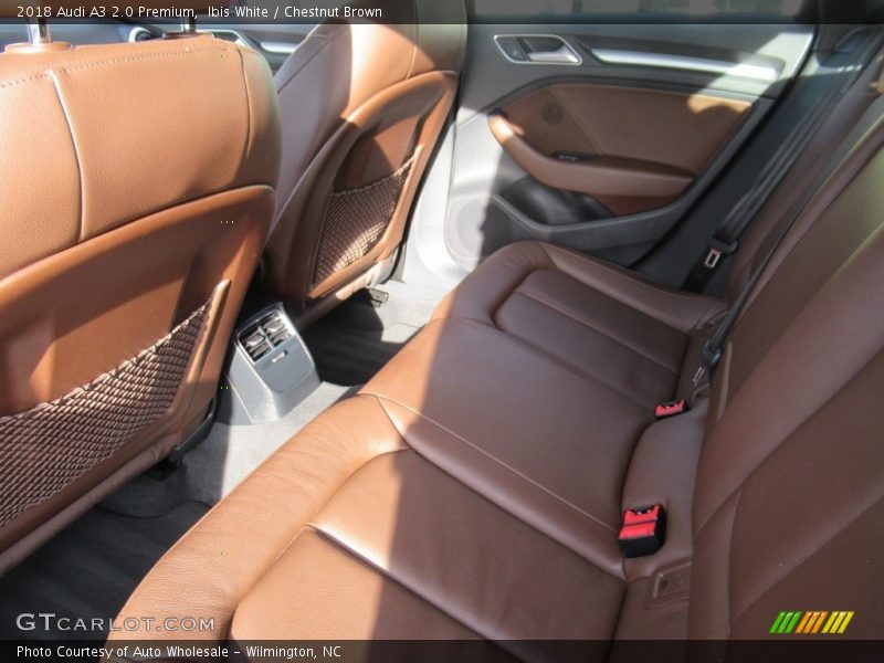 Ibis White / Chestnut Brown 2018 Audi A3 2.0 Premium