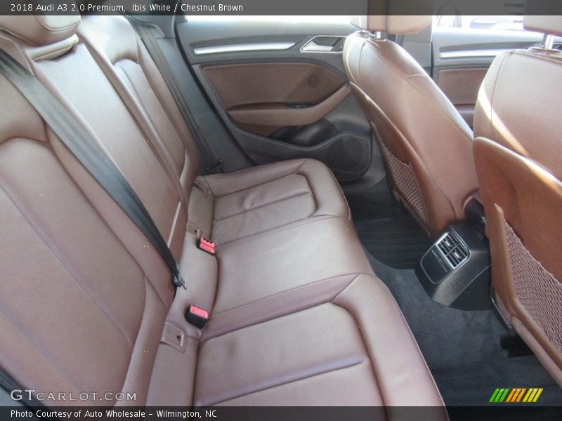 Ibis White / Chestnut Brown 2018 Audi A3 2.0 Premium