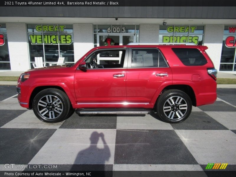 Barcelona Red Metallic / Black 2021 Toyota 4Runner Limited 4x4