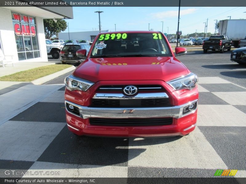 Barcelona Red Metallic / Black 2021 Toyota 4Runner Limited 4x4