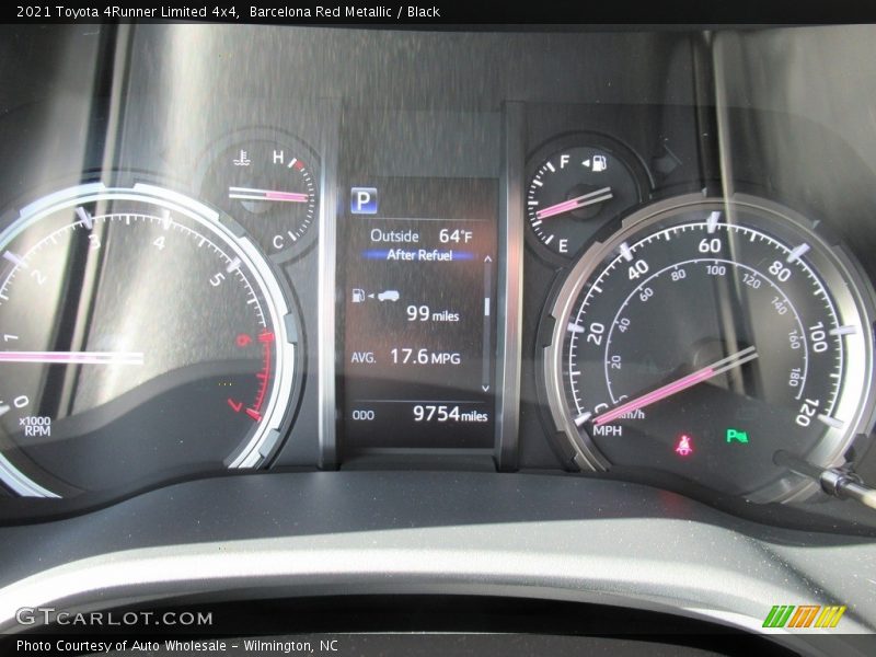 Barcelona Red Metallic / Black 2021 Toyota 4Runner Limited 4x4