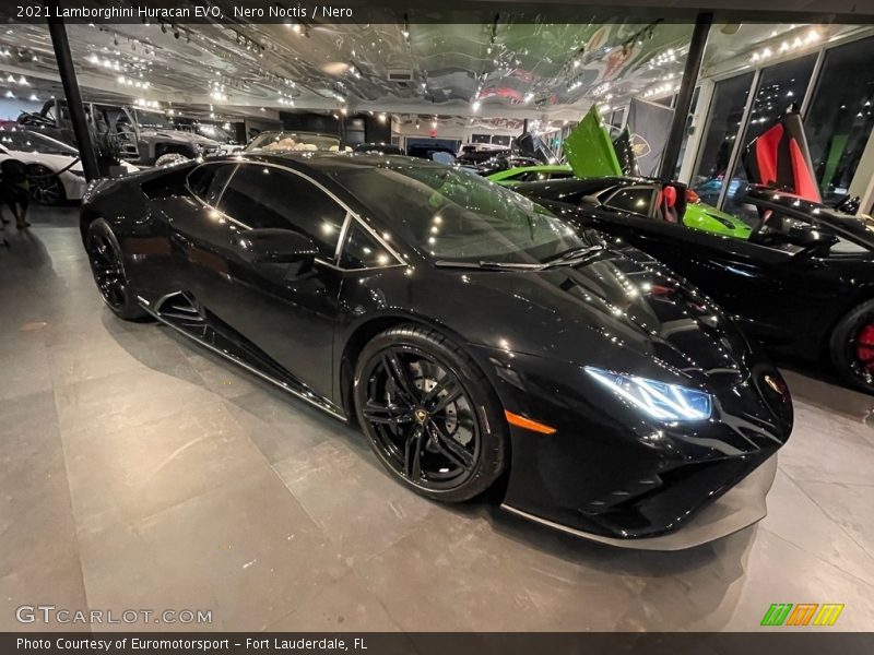 Front 3/4 View of 2021 Huracan EVO
