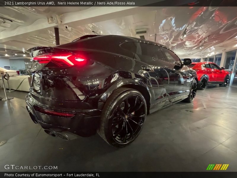 Nero Helene Metallic / Nero Ade/Rosso Alala 2021 Lamborghini Urus AWD