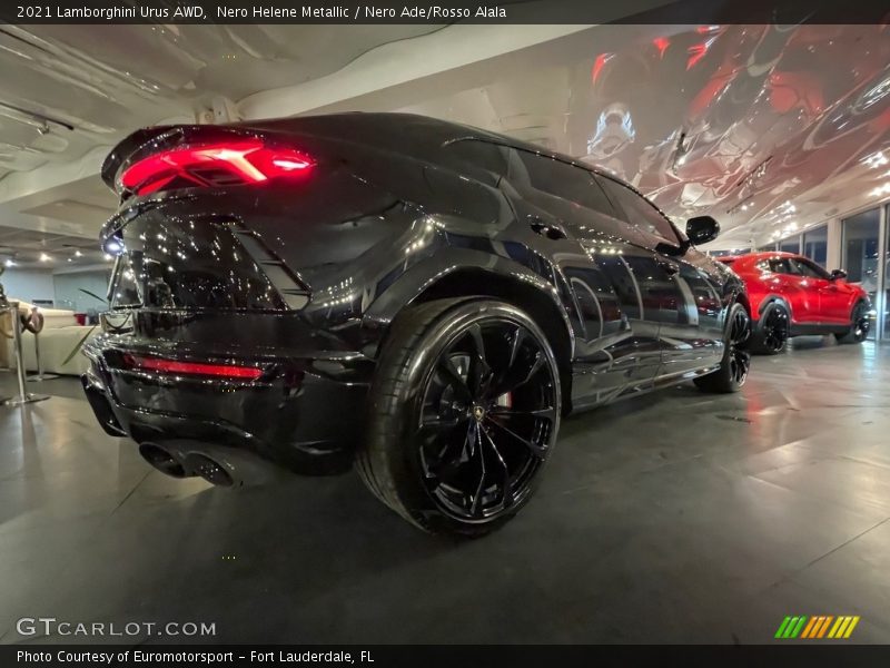 Nero Helene Metallic / Nero Ade/Rosso Alala 2021 Lamborghini Urus AWD