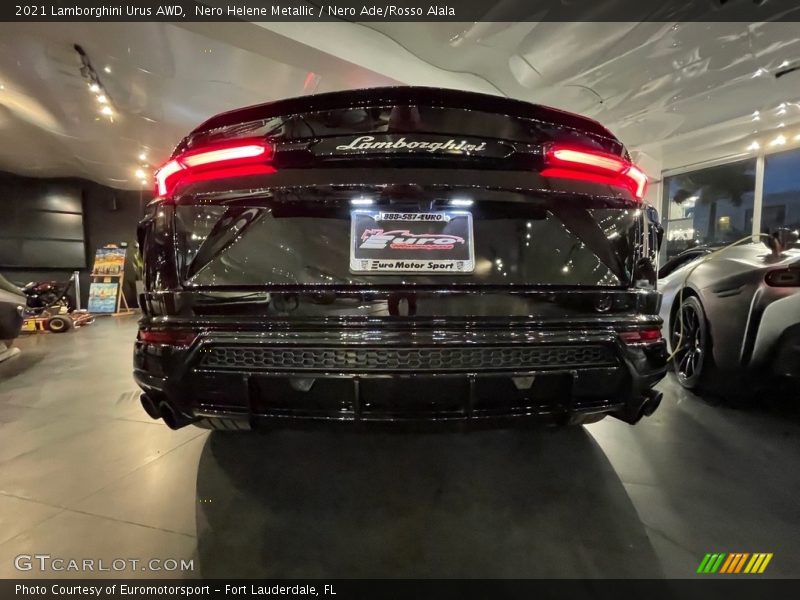 Nero Helene Metallic / Nero Ade/Rosso Alala 2021 Lamborghini Urus AWD