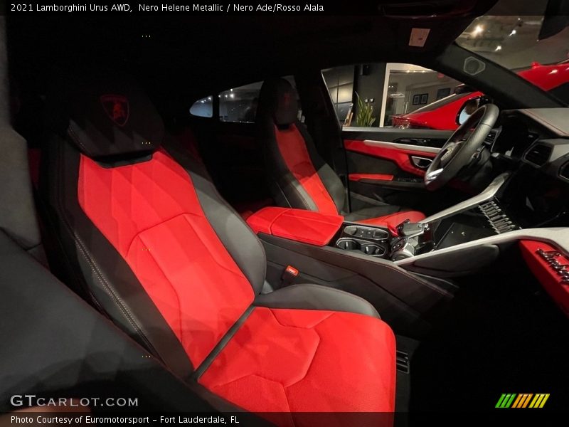  2021 Urus AWD Nero Ade/Rosso Alala Interior